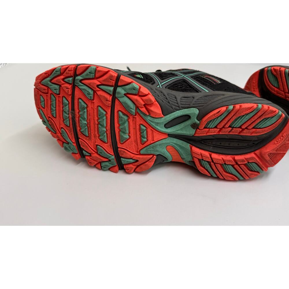 ASICS Trail Running Shoes Black Orange Gel Venture Women’s US 7 - Picture 6 of 9